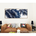 Pintura em tela emoldurada abstrata para sala de estar